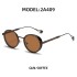 2022 European and American retro oval frame sunglasses men's side bag small frame women's sunglasses trendy cross-border glasses wholesale