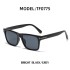 2022 European and American Fashion T-shaped Box Sunscreen Sunglasses for Women Ins Korean Edition Sunglasses for Men Cross border Wholesale