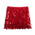 Foreign Trade 2023 Winter New Women's Clothing European and American Style Glitter Wrapped Hip Skirt Mini Sexy Short Skirt