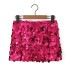 Foreign Trade 2023 Winter New Women's Clothing European and American Style Glitter Wrapped Hip Skirt Mini Sexy Short Skirt