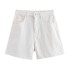 Foreign Trade 2024 Summer New Women's Clothing European and American Fashion Simple, Versatile, Loose and Comfortable Shorts 7223024