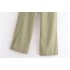 2023 Summer New Women's Fashion and Casual Versatile Linen Blended Wrapped Pants for Foreign Trade