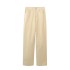 2023 Summer New European and American Style Personalized Casual Bright Straight Pants for Foreign Trade