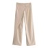 2023 Summer New Women's Fashion and Casual Versatile Linen Blended Wrapped Pants for Foreign Trade