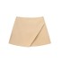 Foreign Trade 2024 Spring New Women's Clothing European and American Style Solid Color Irregular Skirt Pants Half Body Skirt Women's