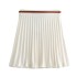 2024 Spring New Women's Clothing European and American Style Fashion Casual with Belt Mini pleated Skirt 1165069 251