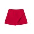 Foreign Trade 2024 Spring New Women's Clothing European and American Style Solid Color Irregular Skirt Pants Half Body Skirt Women's