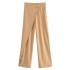 2023 Summer New Women's Fashion and Casual Versatile Linen Blended Wrapped Pants for Foreign Trade