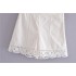 Foreign Trade 2024 European and American Summer New Style Fashionable Fresh Elastic High Waist slimming White Crochet Shorts for Women