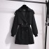 Khaki short windbreaker women's coat small 2024 new autumn mid to long style high-end super good-looking coat