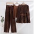 European station fashion slimming old pattern herringbone jacquard knitting foreign trade knitting set temperament