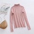 Live streaming spot knitted base sweater hot item, two strands of thick wool, autumn and winter base, core spun yarn, increased foreign trade, cross-border