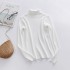 Live streaming spot knitted base sweater hot item, two strands of thick wool, autumn and winter base, core spun yarn, increased foreign trade, cross-border