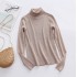 Live streaming spot knitted base sweater hot item, two strands of thick wool, autumn and winter base, core spun yarn, increased foreign trade, cross-border