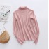 Live streaming spot knitted base sweater hot item, two strands of thick wool, autumn and winter base, core spun yarn, increased foreign trade, cross-border