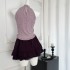 Violet Summer Pure Desire Slimming Design Top+Skirt