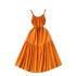 Super Immortal First Love Dress 2024 New French Design with Wrinkle, Loose Waist, Strap, Temperament Strap Dress