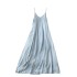 European and American style light luxury high-end camisole dress for women in summer, loose and slimming design, niche and unique large swing long skirt