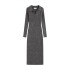 E-temperament slim fit and slimming knitted dress for women's autumn and winter coat, with a high-end feel and a hip hugging long skirt underneath