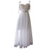 Summer new small fresh three-dimensional flower white suspender dress elegant French socialite temperament dress 68513