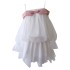 New Fashion Style Set One Shoulder Strap Top Half Skirt Small White Simple Two Piece Set 68520