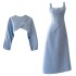 French style small fragrant woolen dress, cloak jacket, two-piece dress set 91547+68843