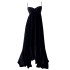 Sexy spaghetti strap dress French V-neck cinched waist long dress Sweet light dress Loose big skirt dress 68741