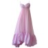 Summer New Pink=Color Strap Dress Loose Large Skirt Strap Dress for Women 68740