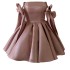 French retro fluffy skirt with bow design, waist cinching, birthday party dress, camisole dress for women 68396