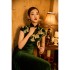 Spring and summer new improved cheongsam, Chinese Republican style formal dress, socialite green long formal dress, female 67683