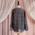 New Chinese style buckle fashion floral V-neck short jacket long sleeved jacquard loose fit retro top for women 91510