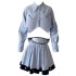 French style bow tie short lapel shirt pearl skirt pants sweet college style set 71389+51295