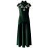 Spring and summer new improved cheongsam, Chinese Republican style formal dress, socialite green long formal dress, female 67683