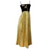 2024 Spring/Summer New Product Gold Long Strap strapless Daily Vacation Dress 68438