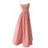 2024 summer new pink sleeveless long suspender dress with waist cinching and slimming temperament 68582