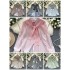 Two piece oversized design shawl shirt for women's summer new style, fat mm striped loose and slimming shirt