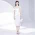 2023 Early Autumn Single Shoulder Ruffle Split Irregular Hip Wrapping Slimming Dress