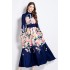 Original in stock | 2024 vintage palace style long dress with temperament V-neck and waist cinching slimming dress for women