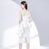 2023 Early Autumn Single Shoulder Ruffle Split Irregular Hip Wrapping Slimming Dress