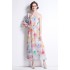 Original photo | 2024 dress new chiffon sloping shoulder beach dress beach vacation super fairy long dress