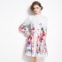 Original in stock | 2024 early spring retro palace style stand up collar single breasted lantern sleeves cinched waist slimming dress