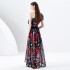 2024 Early Spring - Vacation One Shoulder Sleeveless Lotus Leaf Edge Wide Swing Printed Dress