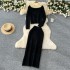 Knitted suit skirt women's 2024 winter lazy senior sense versatile short Fried Dough Twists sweater high waist slim skirt