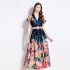 Original spot | 2024 gentle French retro sweet slimming waist cinching Hepburn style temperament big swing dress for women