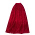 Fairy Half length Skirt 2024 New High end Wrinkled and Falling Mesh Skirt High Waist slimming A-line Medium length Skirt