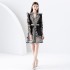 2024 Early Spring - Lantern Sleeve V-neck Retro Printed Short Mini Dress