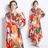 2024 chiffon printed dress