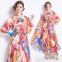 2024 chiffon printed dress