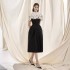 Temperament lace fake two-piece dress 2024 new Vietnam niche elegant slimming dress long skirt 30226