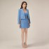 Spot Vietnam Design New Style Heavy Industry Cowboy Diamond Strap Dress Short Coat Dress 30039